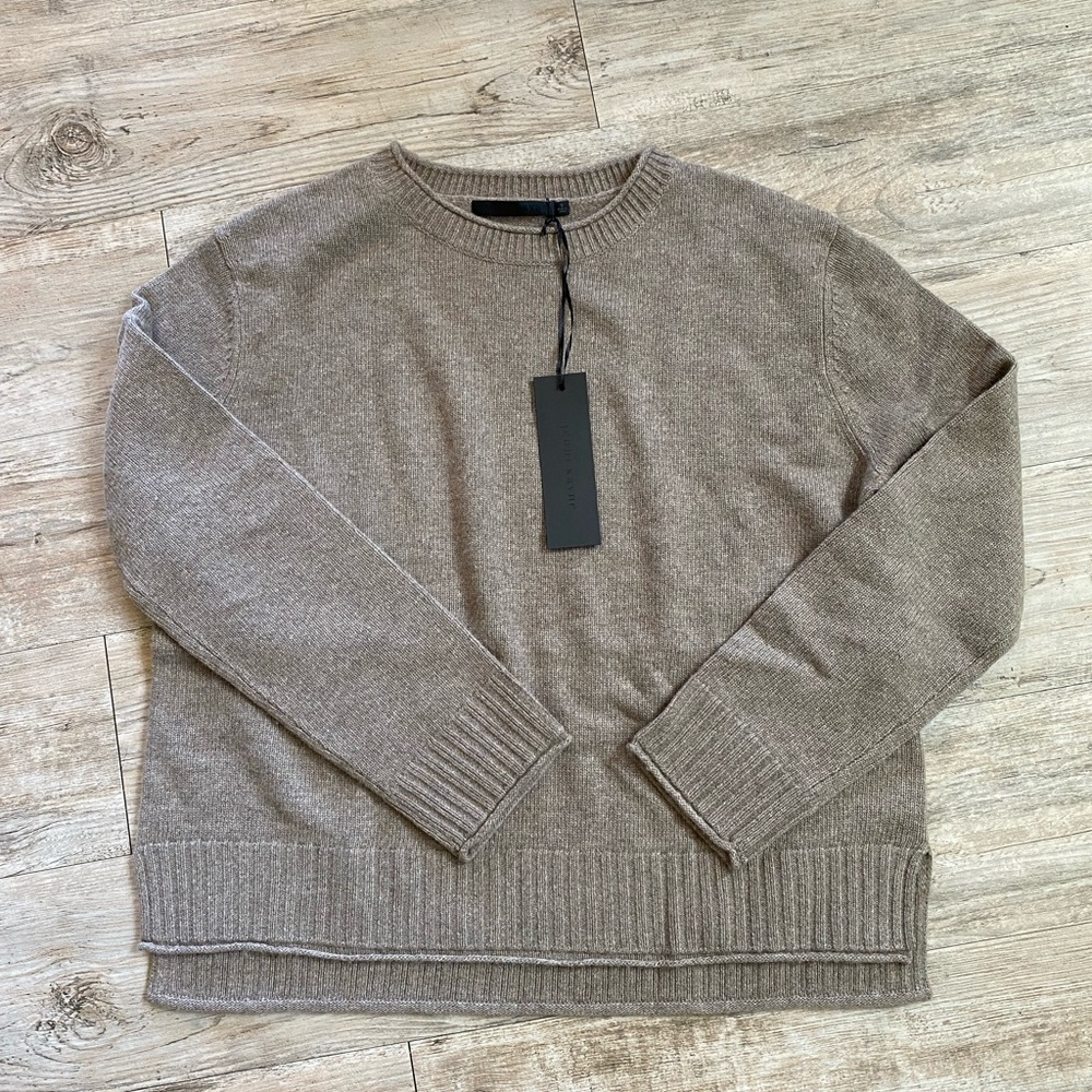 NWT Jenni Kayne Everyday Sweater Taupe Small